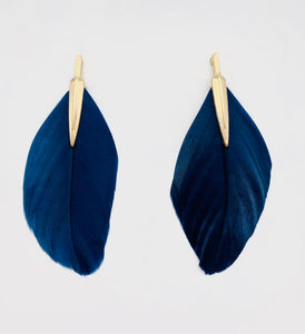 Feather Post Earring