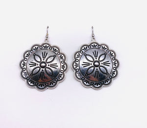 Concho Dangle Earring