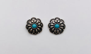 Concho Stud Earring