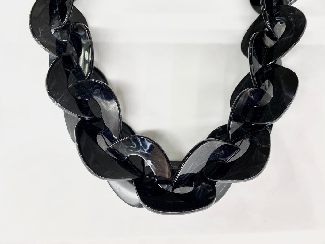 Chunky Acrylic Statement Necklace