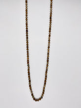 Load image into Gallery viewer, Semi-Precious Stone Long Necklace-Brown
