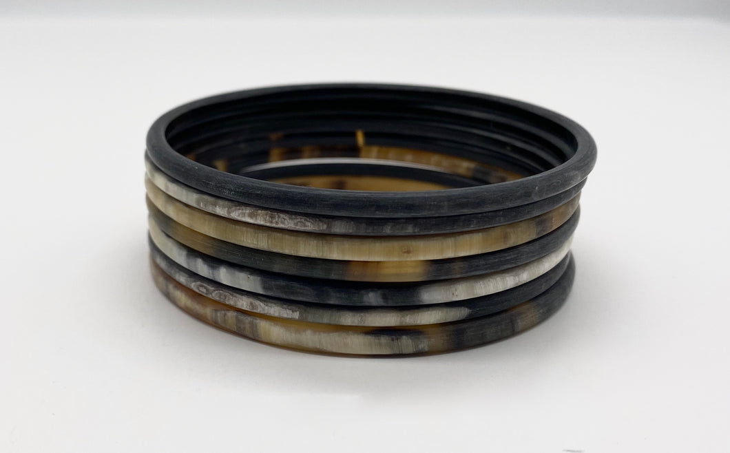 Bone Bangles-Black