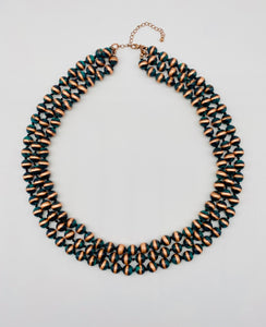 Copper Patina Short Necklace