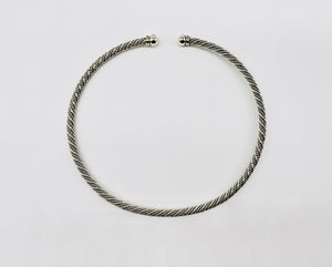 Silver Twist Choker