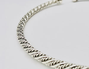 Silver Twist Choker