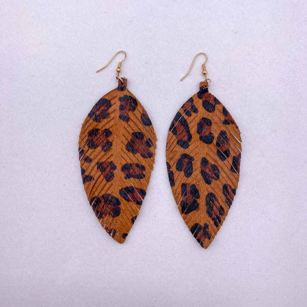 Leather Feather Leopard