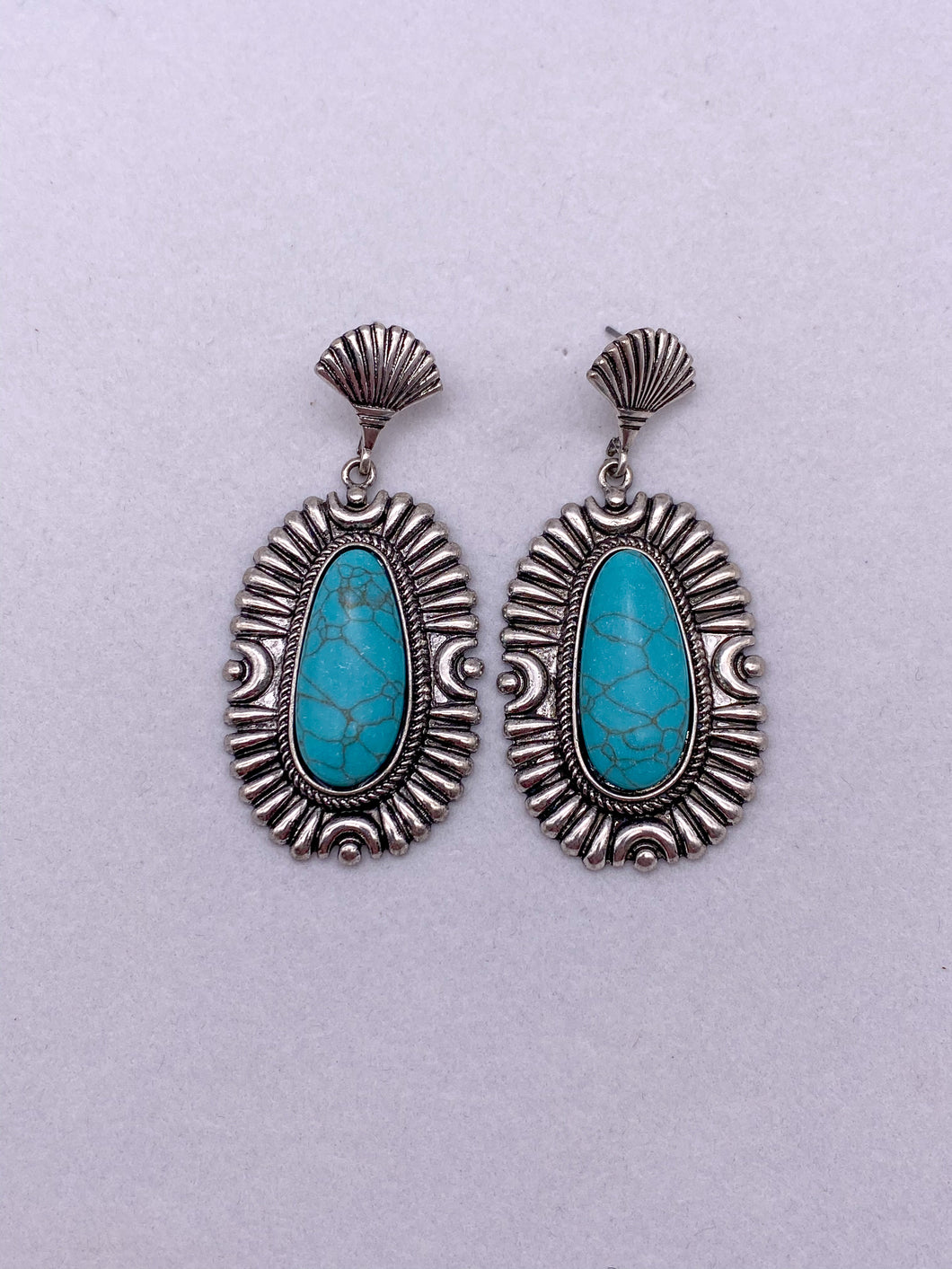 Oval Turquoise Bezel