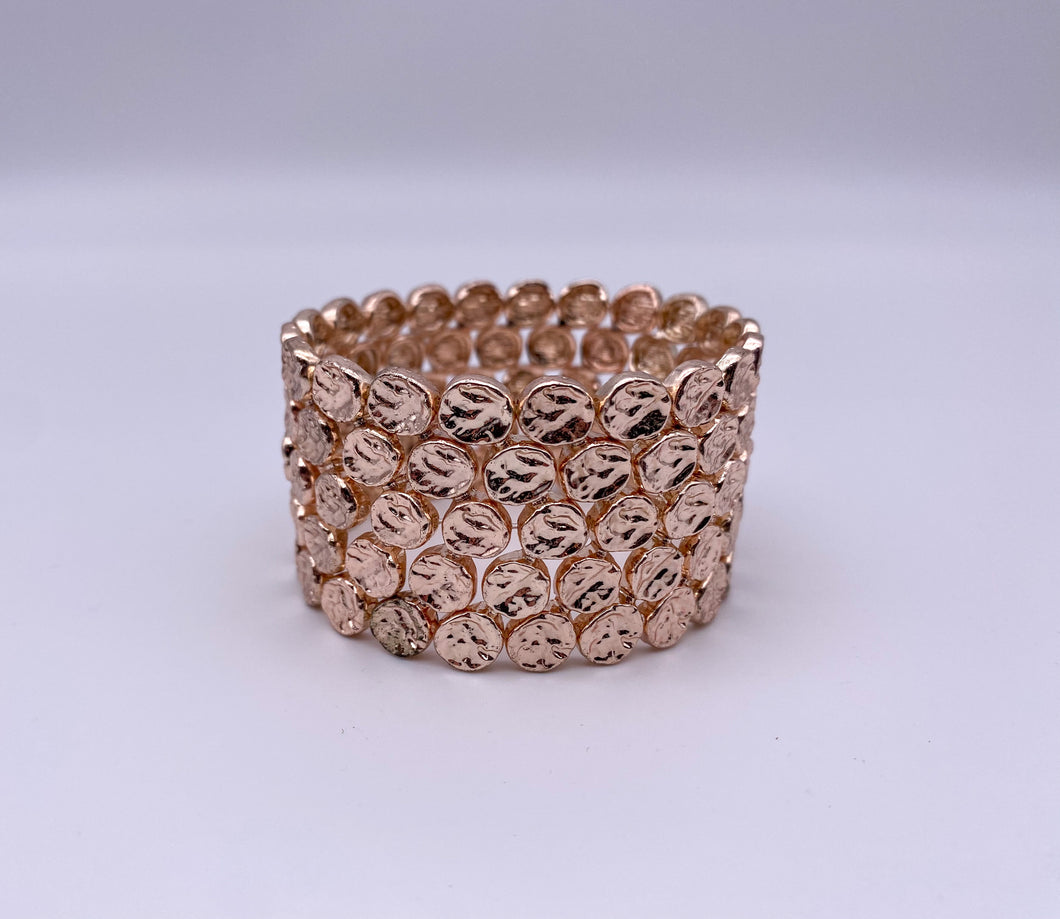 Round Stretch Bracelet - Rosegold