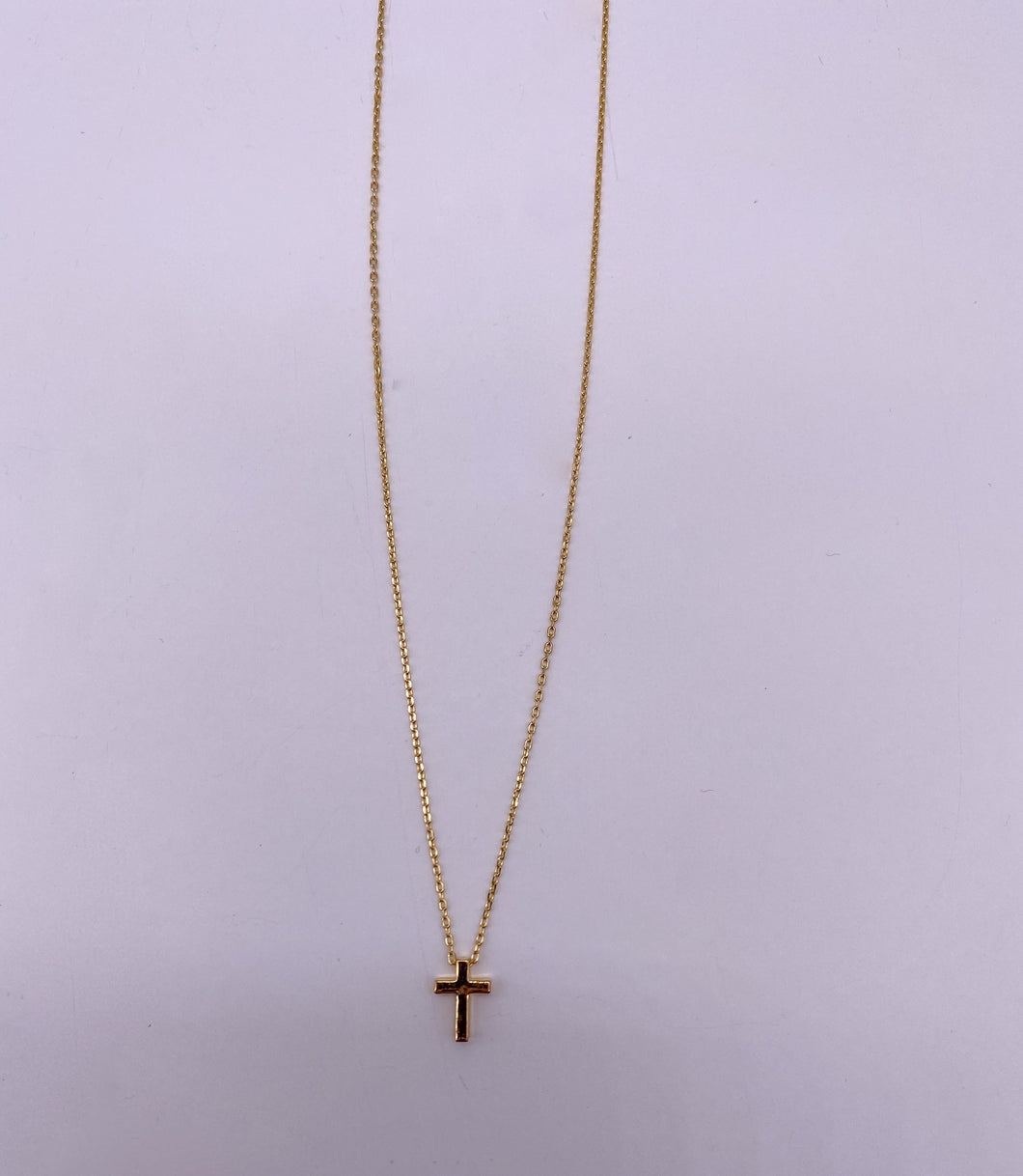 Box Cross Necklace