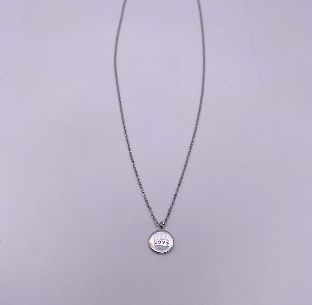 LOVE Necklace - Silver