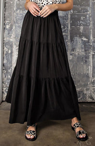 Maisie Maxi Skirt - Black