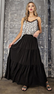 Maisie Maxi Skirt - Black