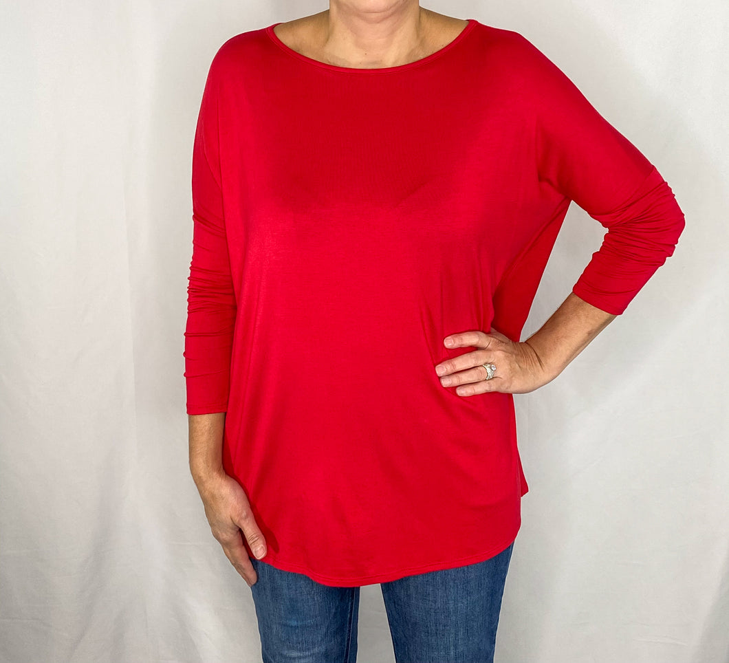 Harper Long Sleeve - Red