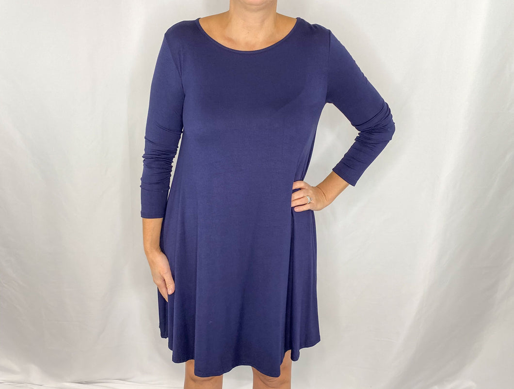 Gia Dress - Blue