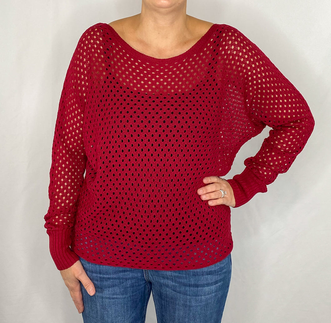 Cleo Sweater - Red