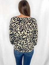 Load image into Gallery viewer, Charlie Cheetah Knit Top
