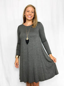 Gia Dress - Grey