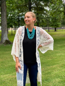 Inez Lace Kimono