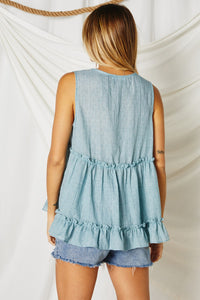 Tiered Ruffle Tank