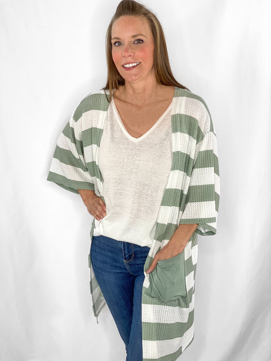 Sophia Stripped Cardigan