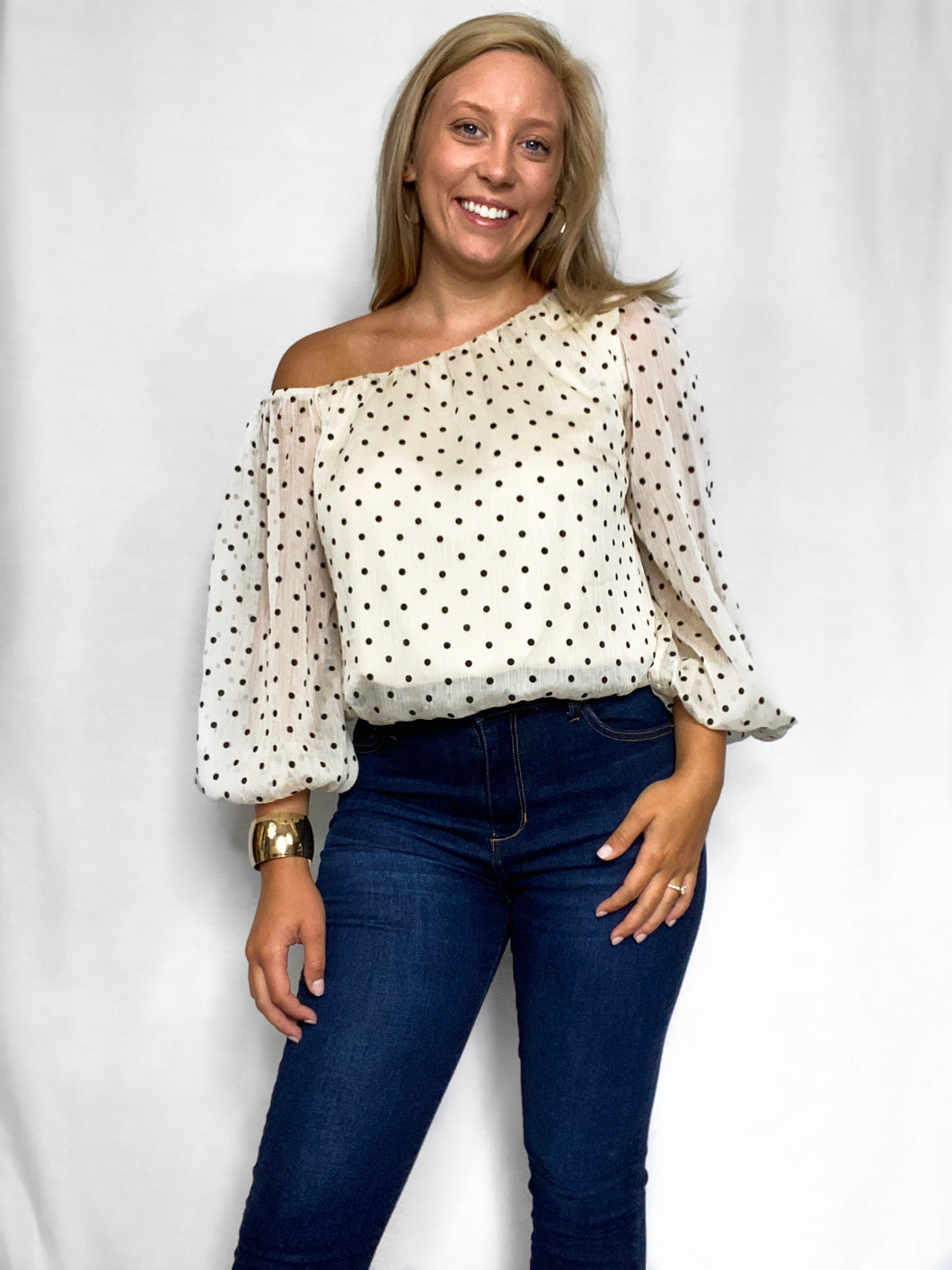 Penny Polka Dot Blouse